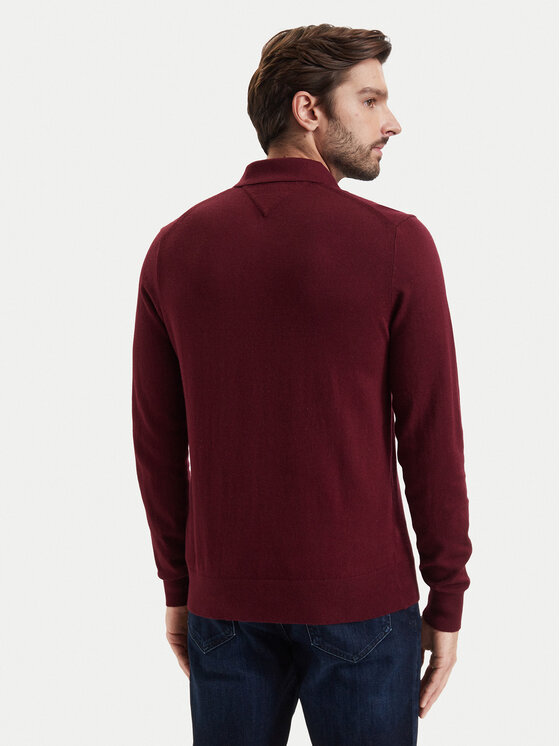 Tommy Hilfiger Tommy Hilfiger Džemperis MW0MW36519 Bordo Regular Fit