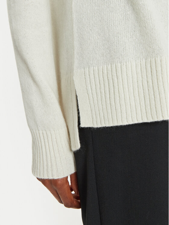 Weekend Max Mara Weekend Max Mara Rollkragenpullover Alcali 2425366172 Weiß Relaxed Fit