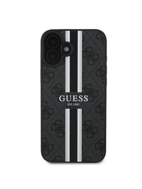 Guess Guess Etui na telefon Apple iPhone 16 Plus Czarny