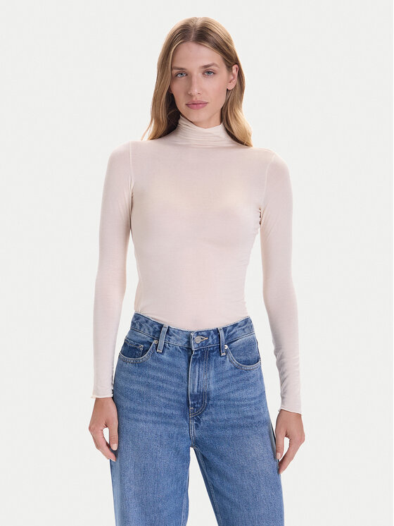Hunkemöller Hunkemöller Blūze Intimate 302810 Écru Slim Fit