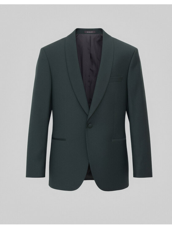 Borgio Borgio Marynarka cesaro_z Zielony Slim Fit