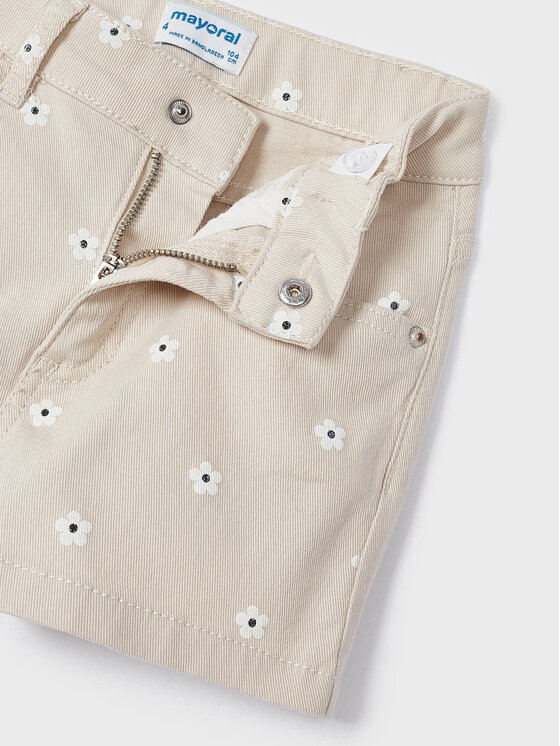 Mayoral Mayoral Pantalon scurți din material 3205 Bej