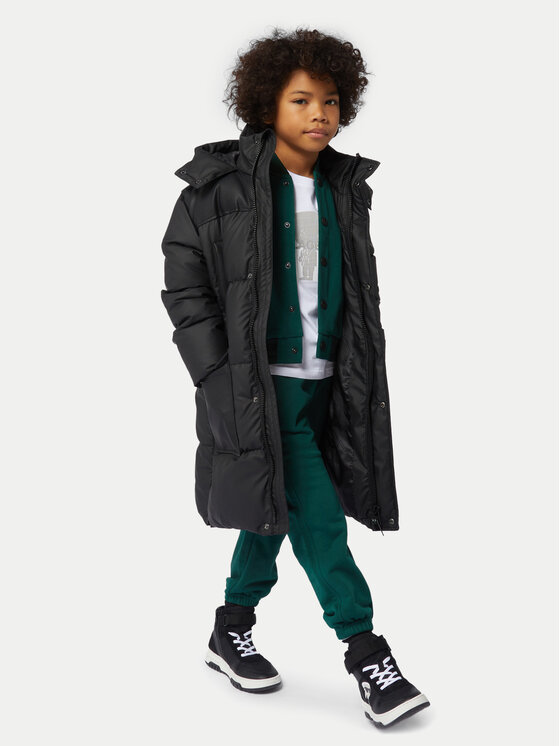 Karl Lagerfeld Kids Dūnu jaka Z30273 S Melns Regular Fit