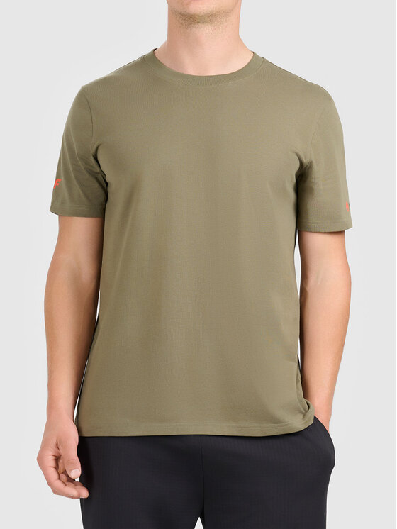 4F 4F T-Shirt 4FWAW26TTSHM3626-44S Zielony Active Fit