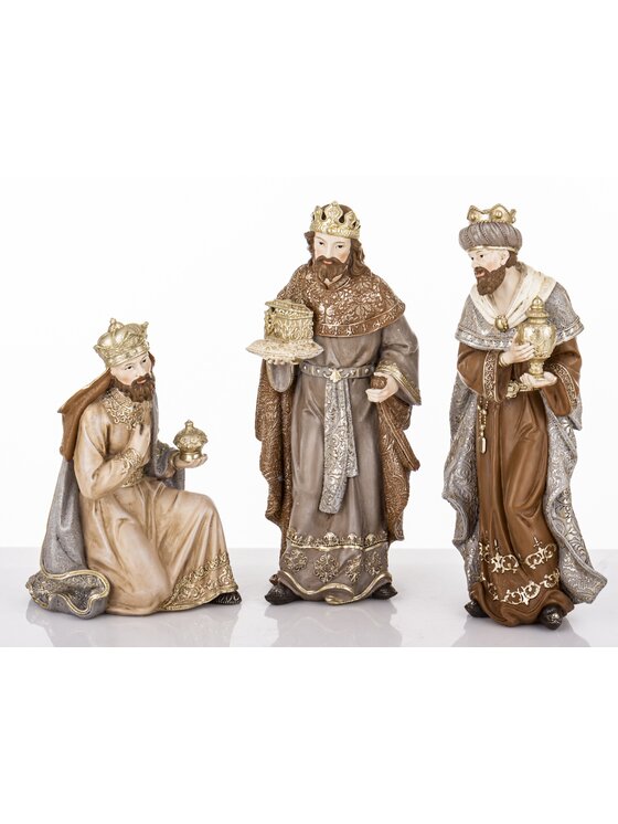 MIAhome MIAhome Figurka szopka NATALE 6 postaci, 26x69x23 cm Kolorowy