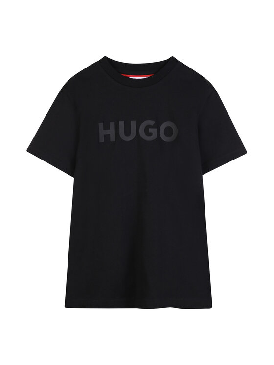 HUGO Tricou G01014 S Negru Regular Fit