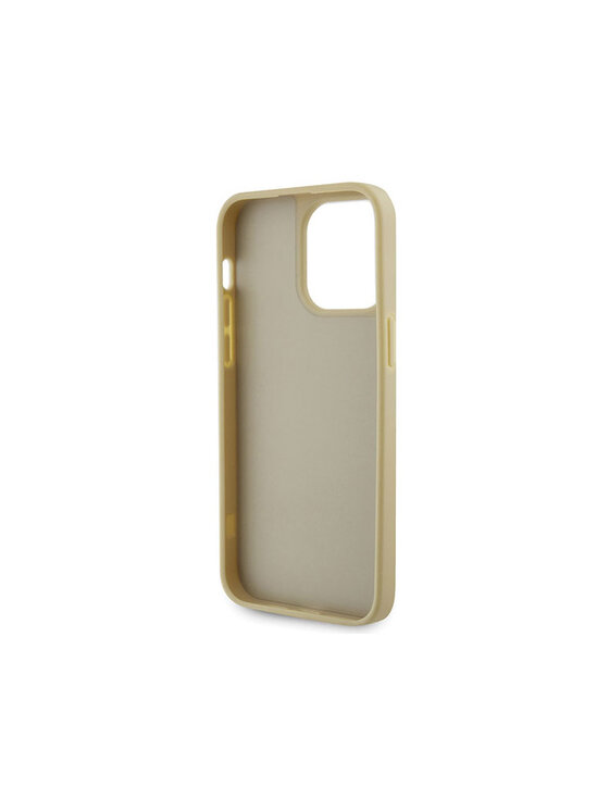 Guess Guess Etui na telefon Rhinestone Triangle Złoty