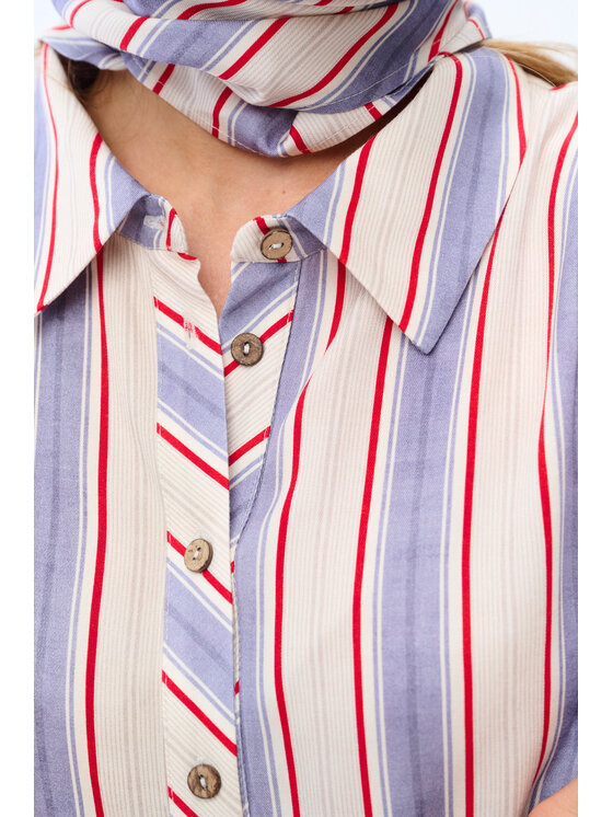 blue shadow blue shadow Koszula Sing Niebieski Regular Fit