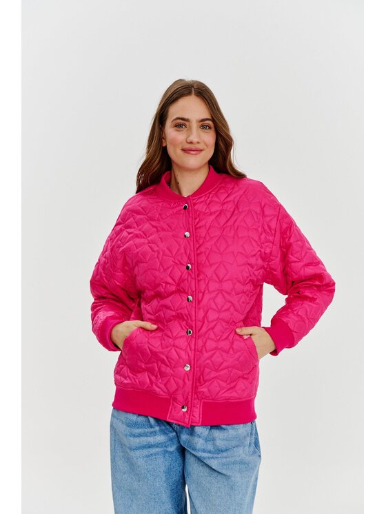 NAOKO NAOKO Kurtka bomber Pink Gravity Różowy Regular Fit