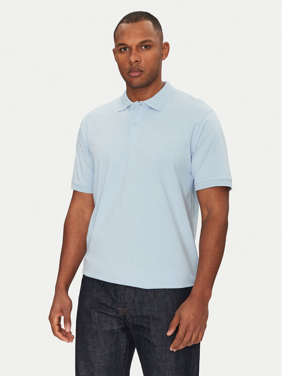 Jack & Jones Jack & Jones Polokošile Jaxon 12268227 Světle modrá Regular Fit