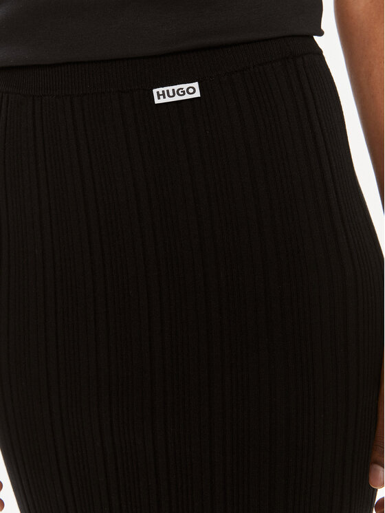 HUGO Hugo Fustă tip creion Sareplie 50514292 Negru Slim Fit