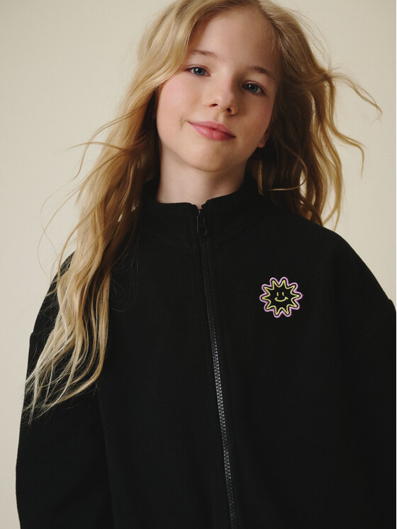 4F 4F Bluza MOVE OUTSIDE Czarny Oversize