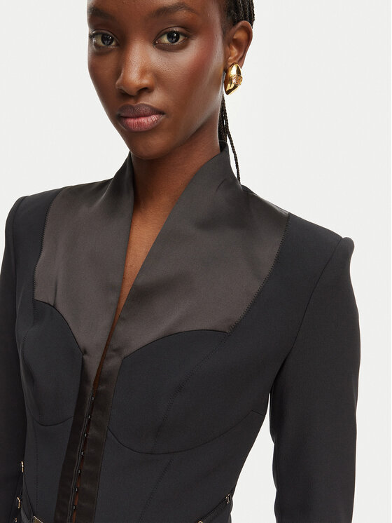 Elisabetta Franchi Elisabetta Franchi Sakoi GI-202-61E2-V590 Crna Regular Fit