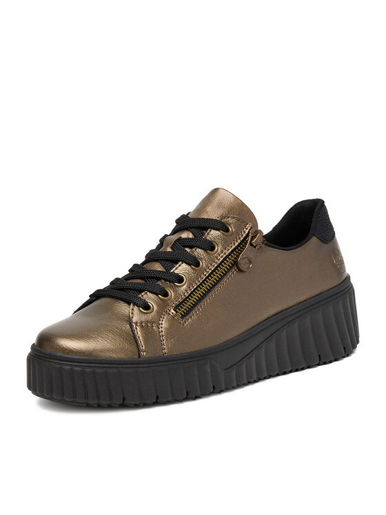 Rieker Rieker Sneakers N2501-90 Oro
