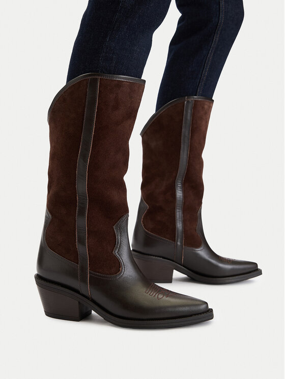 Badura Badura Stivali texani EO-BAYLOR-07101 Marrone