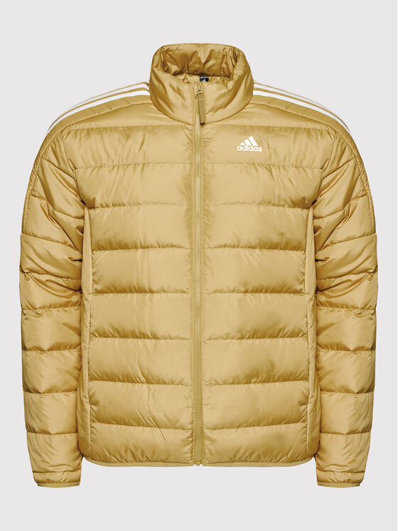 adidas Kurtka puchowa Essentials GT9171 Beżowy Slim Fit | Modivo.pl