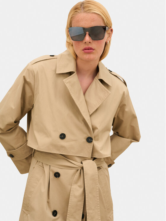 Karen by Simonsen Karen by Simonsen Trench Mari 10104755 Bej Regular Fit