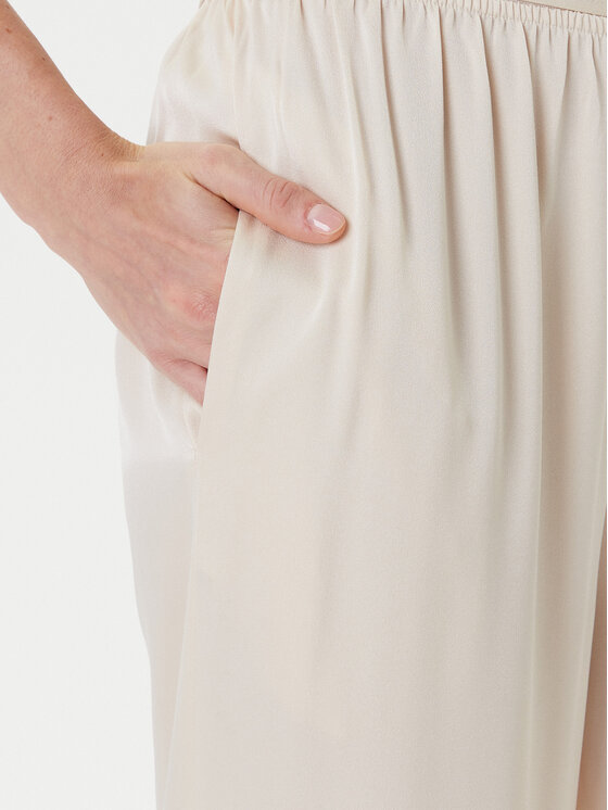 Eleh Eleh Pantaloni palazzo ESS250049 Écru Regular Fit