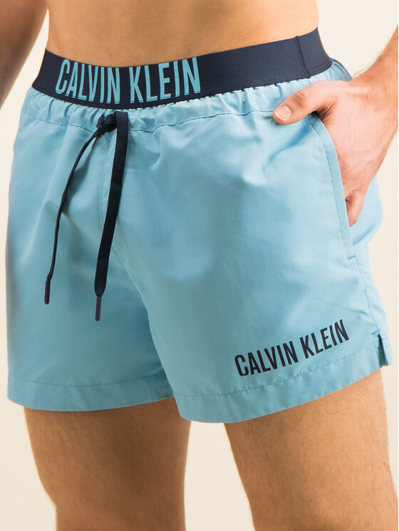 Calvin Klein Swimwear Calvin Klein Swimwear Плувни шорти Drawstring Wb KM0KM00460 Син Regular Fit