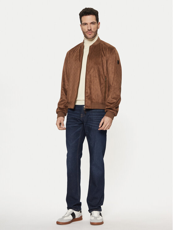 JOOP! JOOP! Μπόμπερ μπουφάν JO-299Lutiano 30044880 Καφέ Regular Fit