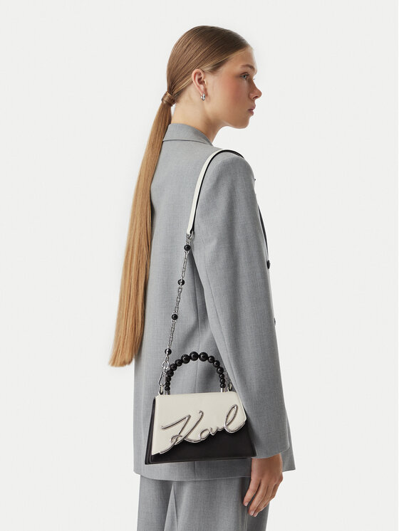 KARL LAGERFELD Дамска чанта B3W30015 Бял