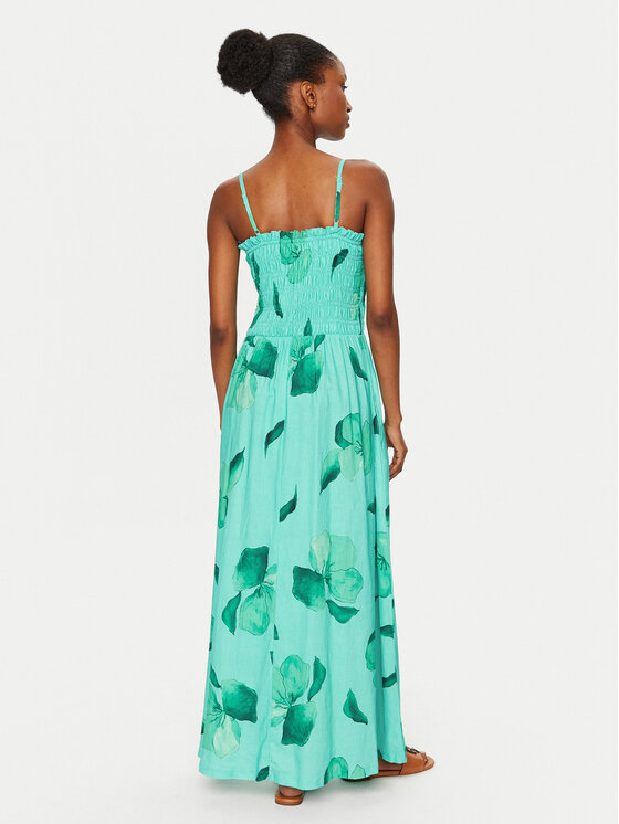 Seafolly Seafolly Sommerkleid Secret Garden 55375-DR Grün Regular Fit