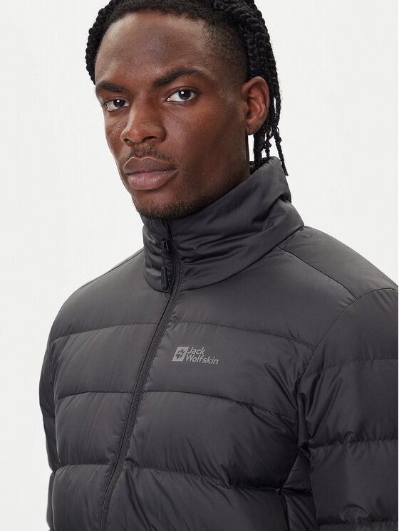 Jack Wolfskin Jack Wolfskin Пуховик Ather Down 1207681 Чорний Regular Fit