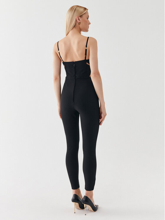 Elisabetta Franchi Elisabetta Franchi Jumpsuit TU-010-36E2 Schwarz Slim Fit