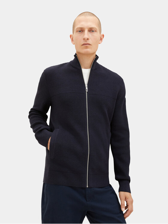 Tom Tailor Tom Tailor Sweter 1038317 Granatowy Regular Fit