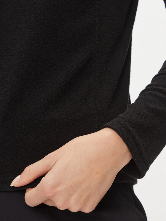4F 4F Termo bielizeň vrchné diely 4FAW23UFLEF031 Čierna Slim Fit