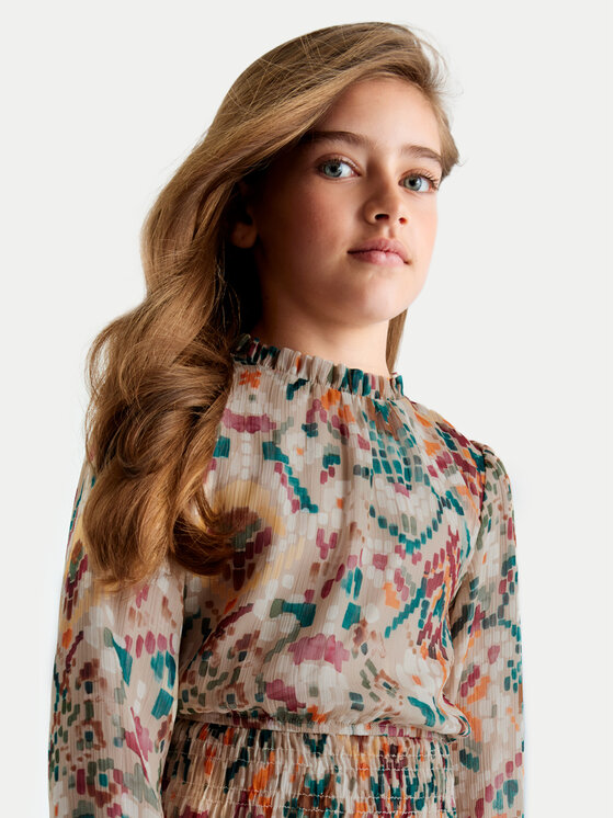Mayoral Mayoral Повсякденна сукня 7981 Кольоровий Regular Fit