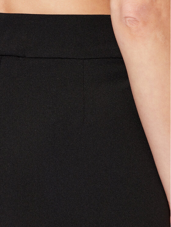 DKNY DKNY Hlače iz tkanine P2RKAO19 Črna Flare Fit