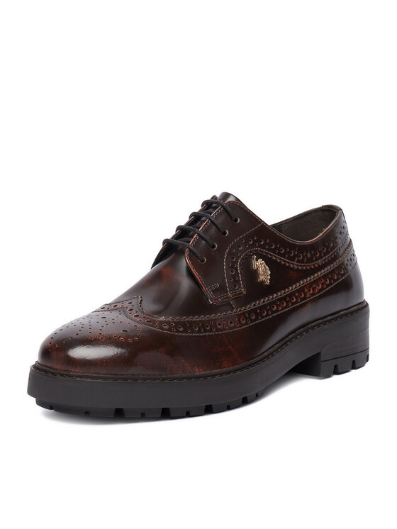 U.S. Polo Assn. U.S. Polo Assn. Обувки EO-ANYA001W/GL1 Тъмнокафяв