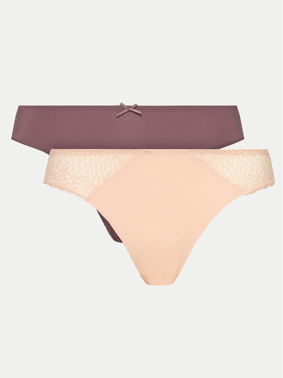 Dorina Dorina Set di 2 culotte classiche Amora FXBF0053LA130 Multicolore