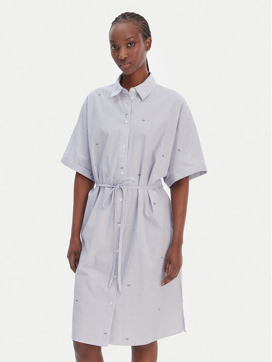 JOOP! Jeans Rochie tip cămașă Davinia 30102171 Albastru Regular Fit