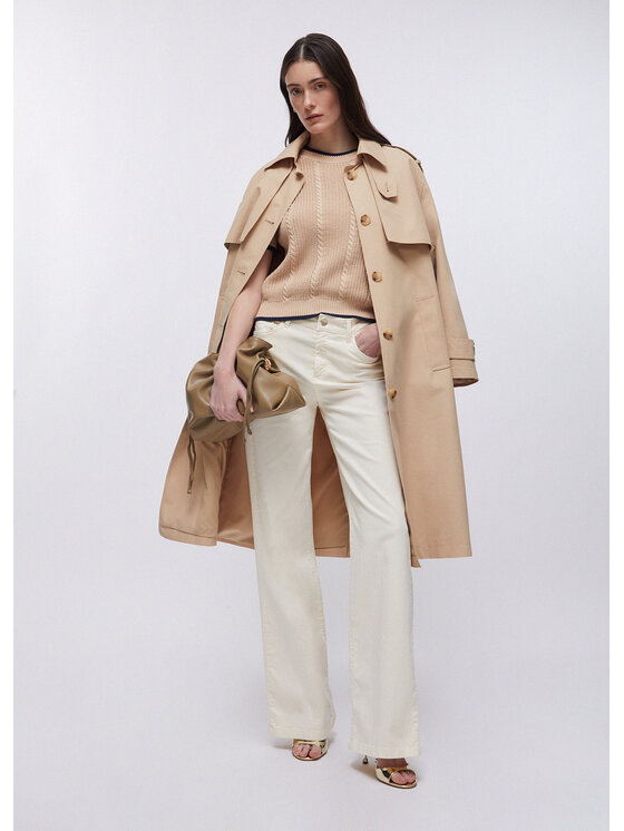 Liu Jo Liu Jo Maglione WA6522MS044C3970 Beige Regular Fit