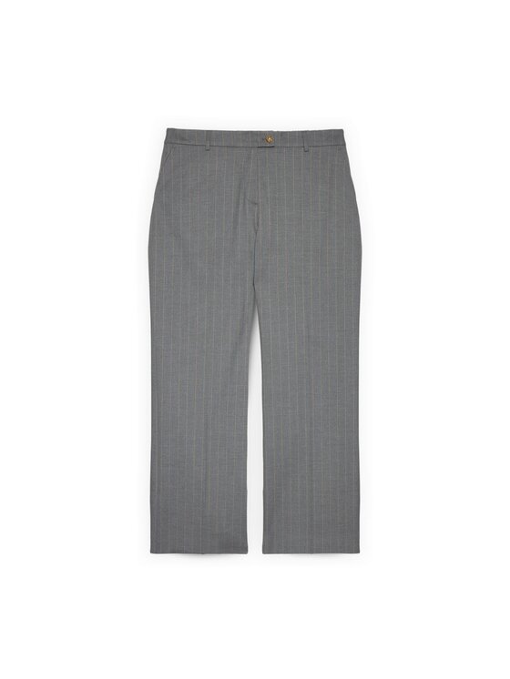Fiorella Rubino Fiorella Rubino Spodnie materiałowe P062T005416N0S3 Szary Flare Fit