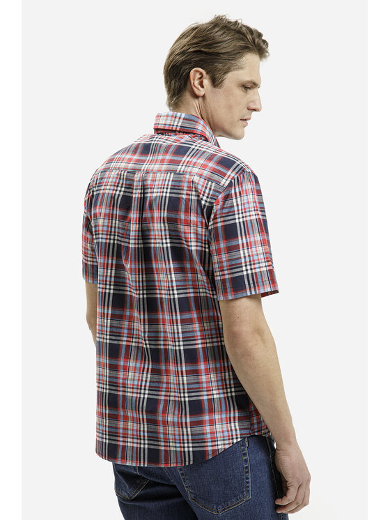 Cross Jeans Cross Jeans Koszula 35599-466 Czerwony Regular Fit