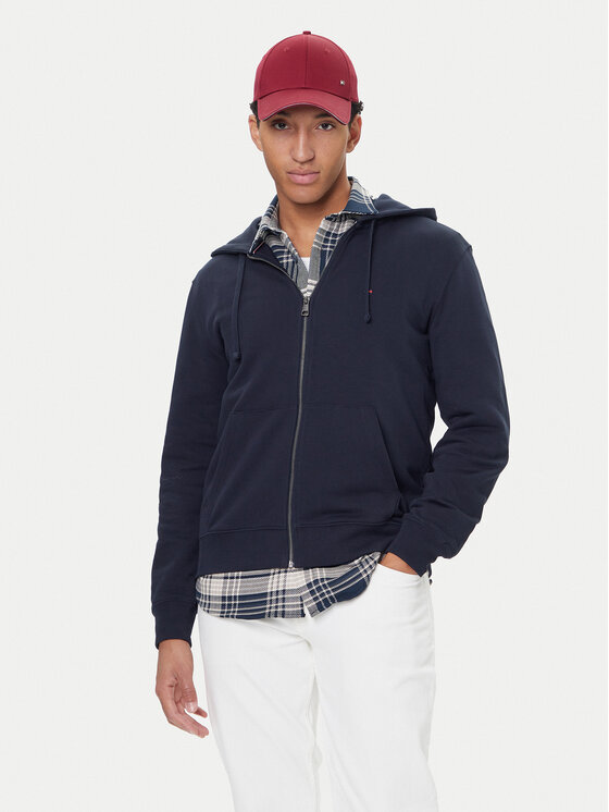 Tommy Hilfiger Tommy Hilfiger Bluză Essential MW0MW37239 Bleumarin Regular Fit