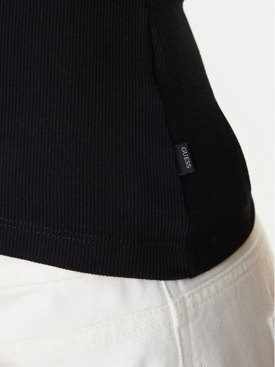 Guess Jeans Guess Jeans Футболка W6RP21 KA0H1 Чорний Slim Fit