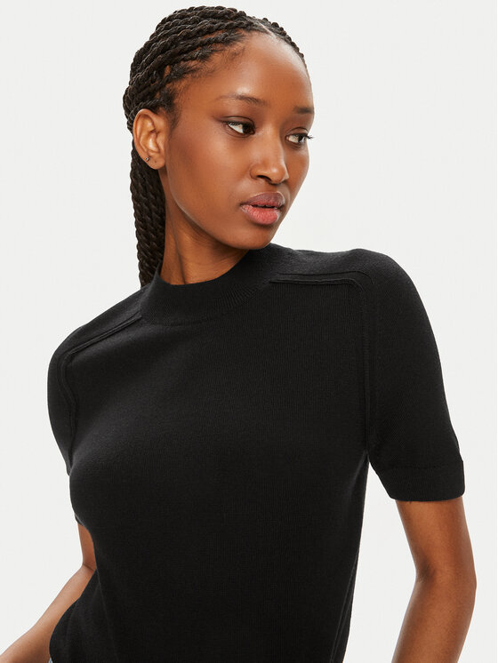 Calvin Klein Calvin Klein Πουλόβερ K20K207206 Μαύρο Regular Fit