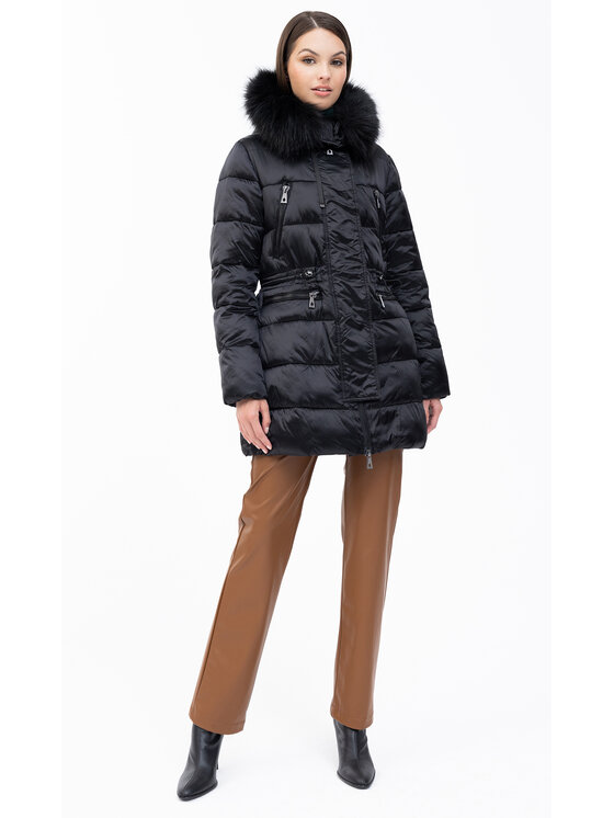 Tiffi Tiffi Kurtka damska LUSERNA Czarny Slim Fit