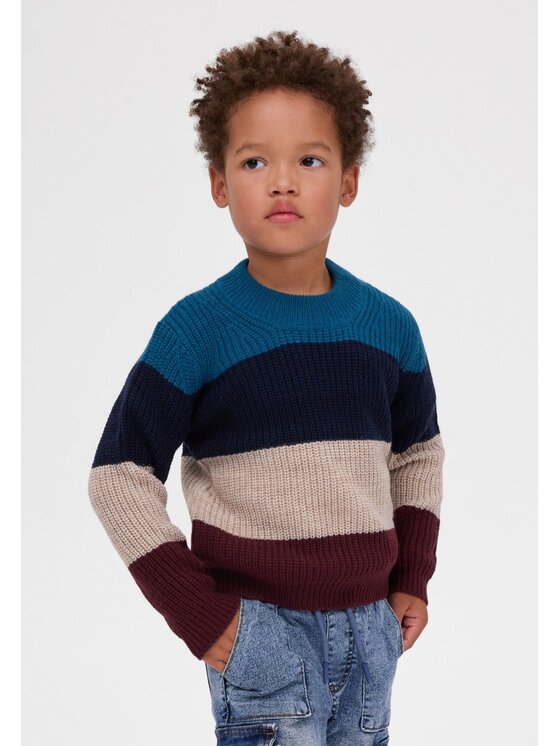 minoti minoti Sweter 33KNIT201 Niebieski Regular Fit