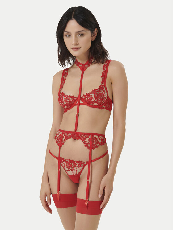 Bluebella Bluebella Strumpfgürtel Samara Eco 42453 Rot