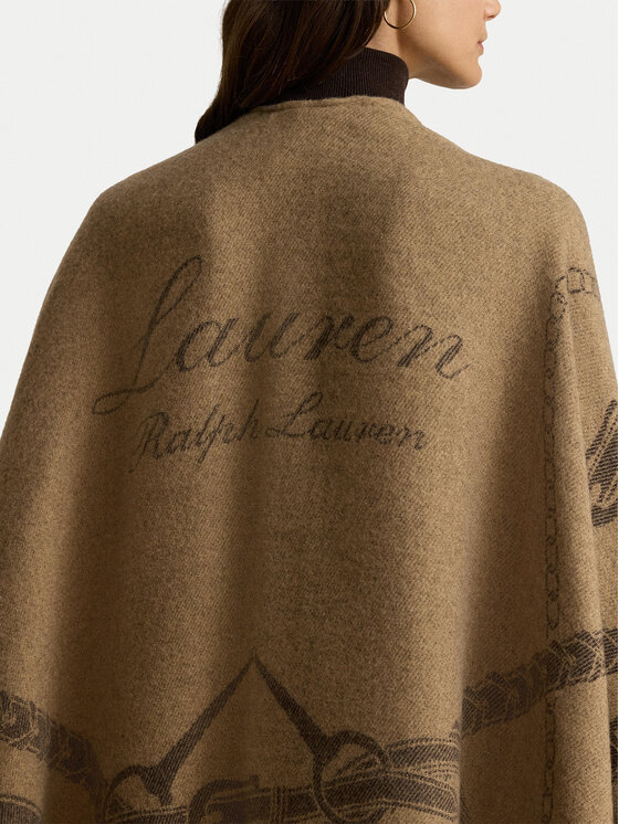LAUREN RALPH LAUREN LAUREN RALPH LAUREN Pončo 454P23618004 Světle hnědá