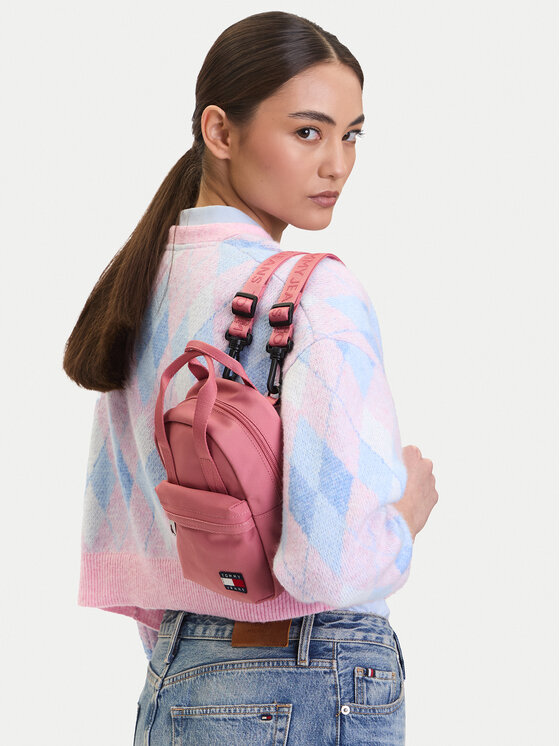 Tommy Jeans Tommy Jeans Ruksak Tjw Daily 2 Ways Backpack AW0AW17577 Ružičasta
