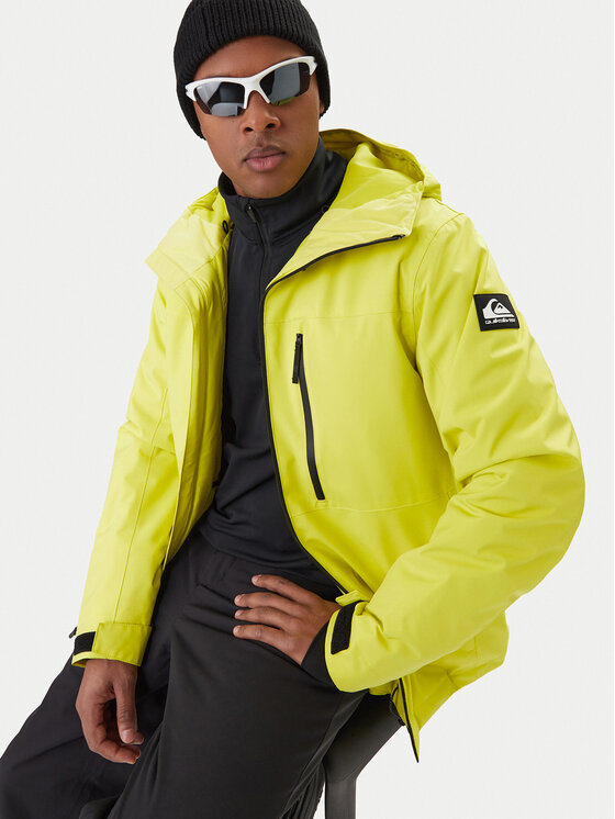 Quiksilver Quiksilver Kurtka snowboardowa Sycamore Solid 20K EQYTJ03502 Żółty Modern Fit