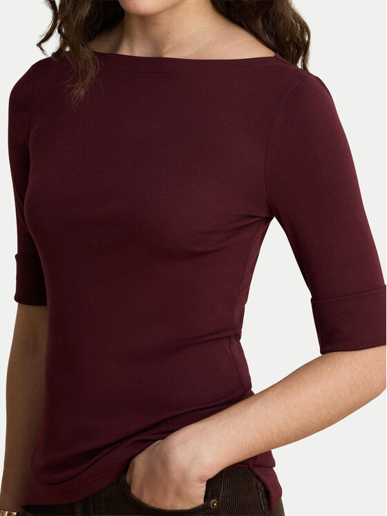 LAUREN RALPH LAUREN LAUREN RALPH LAUREN Bluză 200654963196 Vișiniu Slim Fit