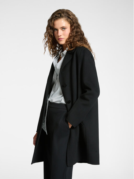 Elena Mirò Elena Mirò Cappotto 8134P000044N033 Nero Regular Fit