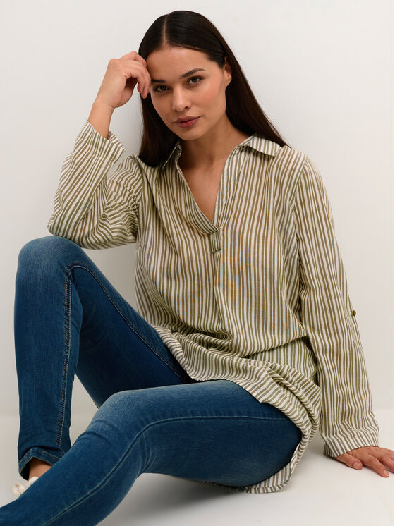 Cream Cream Tunika Anja 10611124 Žalia Regular Fit